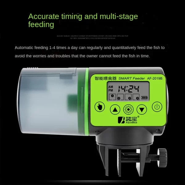 Automatic fish tank feeder intelligent timing automatic feeder aquarium goldfish feeder large capacity fish aquarium  feeder - Image 3