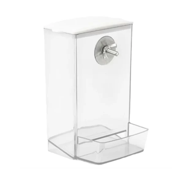 Large Capacity Bird Feeder Box Anti-Splash Bird Food Dispenser Durable Parrot Feeding Box for Small Medium Birds - Image 5