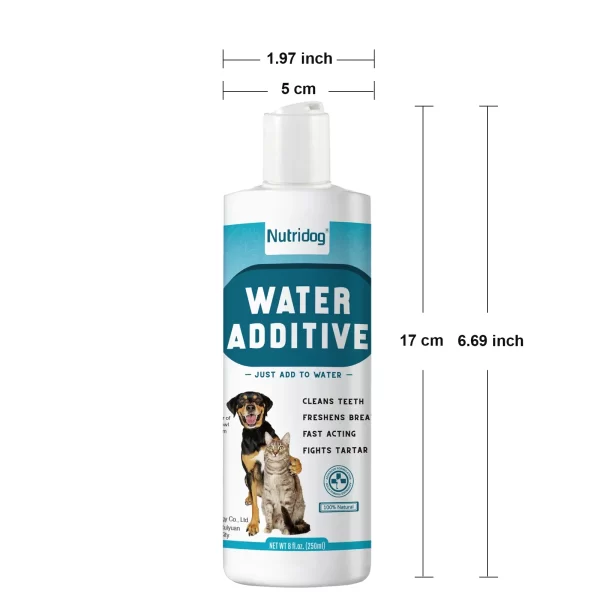 2 Pack Pet Dental Care Water Additive for Decomposes dental plaque & cleans teeth for Dogs & Cats - Image 2