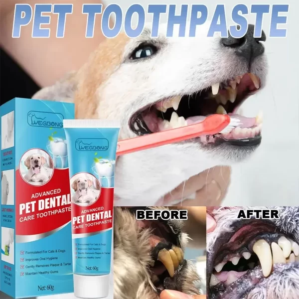 Pet Toothpaste Cat Dog Fresh Breath Toothpaste Dog Edible Cleaning Oral Plaque Tartar Pet Toothpaste Care Products Deod R6E6 - Image 3