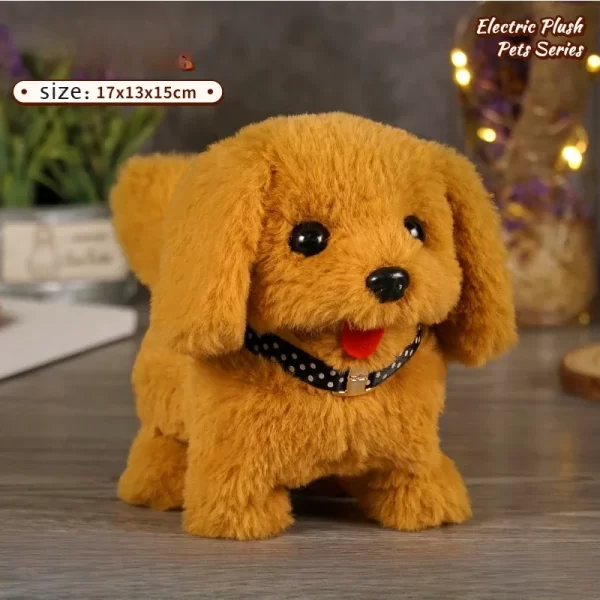 Realistic Plush Simulation Smart Dog Called Walking Plush Toy Electric Plush Robot Dog Toddler Toy Christmas GiftElectric Pet Pu - Image 11