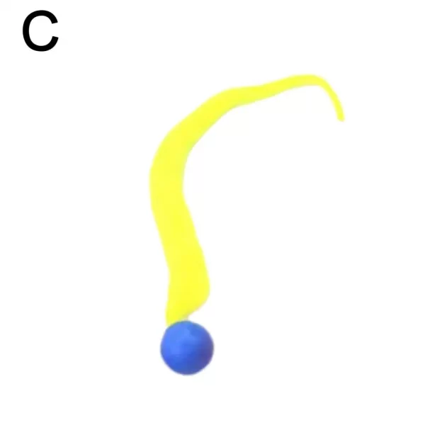 Cat Interactive Toys Tickle Cat Colorful Bouncing Ball Pet Supplies Puzzle Teasing Indoor Cat Worm Caterpillar Elastic Toy - Image 11
