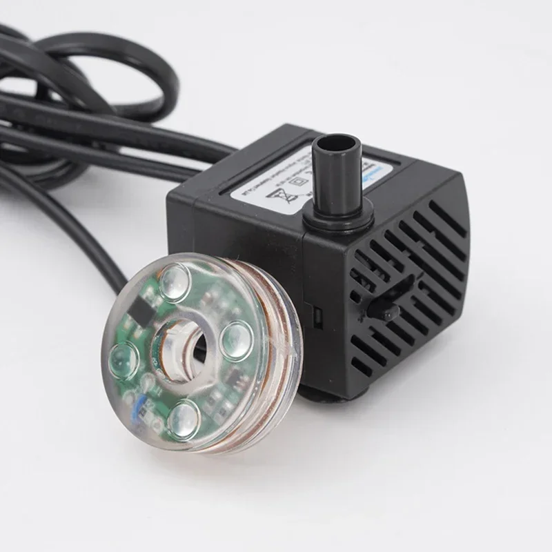 3W/5W Submersible Aquariums Fish Tanks Water Pump with Colorful LED Lights for Fishbowl and Outdoor Fountains - Image 6