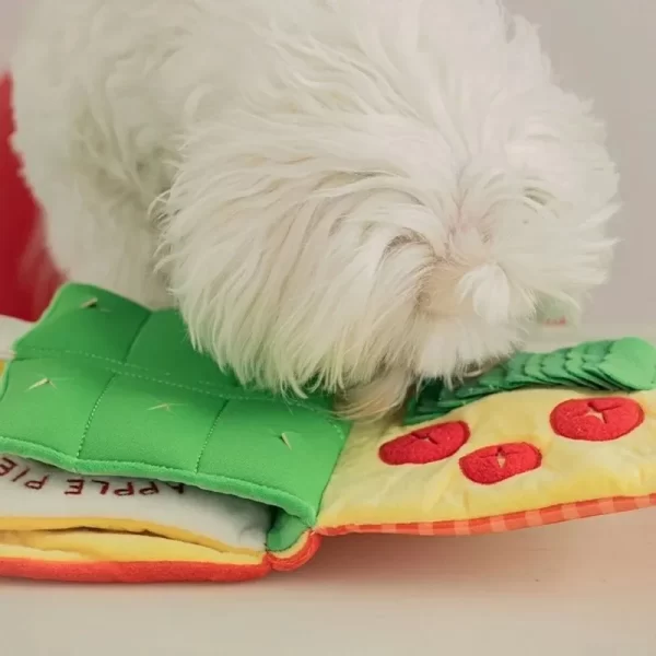 Dog Toys Hidden Food Toys Pet Products Dog Toy Book Pet Smell Leak Food Smell Sound Cloth Book - Image 3
