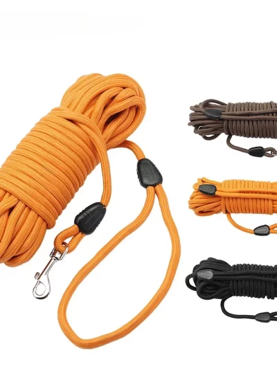 8mm Dog Leashes Long Pet Leash Outdoor Puppy Cat Dog Training Walking Rope 5M/10M/15M