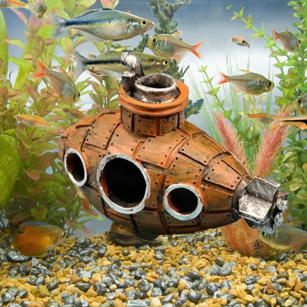 Resin Submarine Ornaments Fish Shrimp Shelter Cave Landscaping Accessories for Aquarium Fish Tank Decorations - Image 11