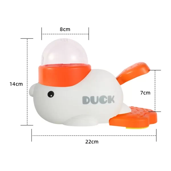 Interactive Pet Feeder Food Cartoon Duck Design Food Dispenser Automatic Pet Feeder Toys for Dog and Cat Training - Image 7