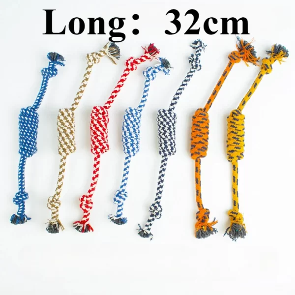 Pet Dog Toys for Large Small Dogs Toy Interactive Cotton Rope Mini Dog Toys Ball for Dogs Accessories Toothbrush Chew Puppy Toy - Image 12