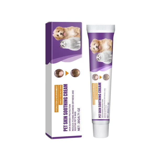 Pet Skin Care Cream Dry Itchy Skin Soothing Lotion For Dogs And Cats Itchy Skin Relief Cream For Cats Paw Lotion Soothing Balm - Image 5