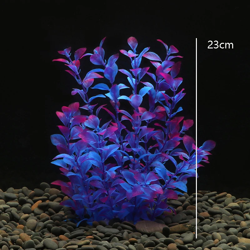 Aquarium Simulation Plant Aquatic Fish Tank Plants Plastic Artificial Water Grass Fish Tank Decoration Accessories - Image 14
