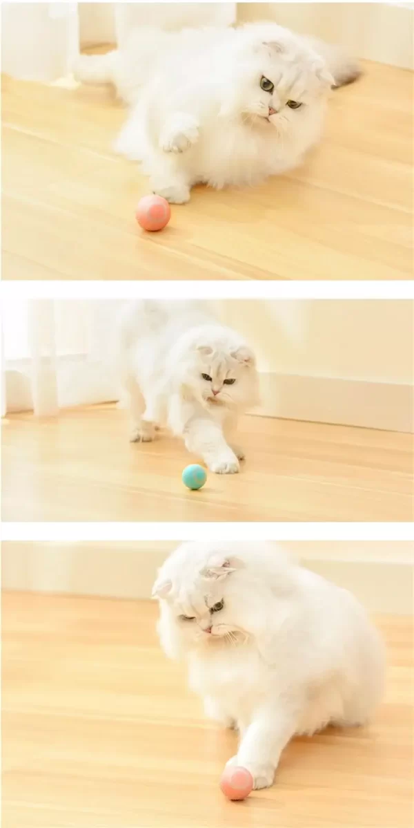 Smart Cat Toys Automatic Rolling Ball Interactive For Cats Training Self-moving Kitten Toys Electric Cat Toys Pet Accessories - Image 12