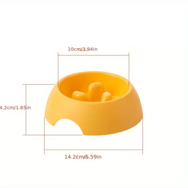 Healthy Pet Feeding Accessories Dog Cat Slow Feeder Travel Puppy Anti Choking Pet Bowl Universal PP Non Slip Slow Feeder Smooth - Image 6