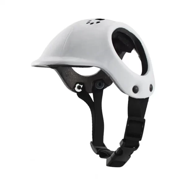 Pet Helmet with Ear Holes Dog Safety Hat Windproof Adjustable Puppy Motorcycle Helmet for Outdoor Riding Hiking Cycling - Image 3