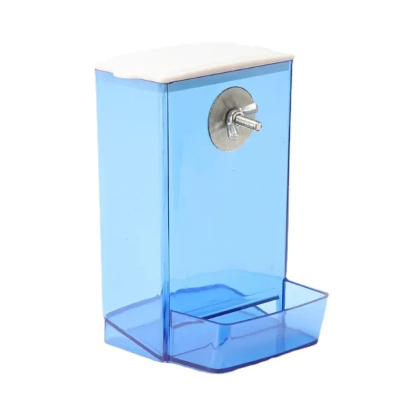 Large Capacity Bird Feeder Box Anti-Splash Bird Food Dispenser Durable Parrot Feeding Box for Small Medium Birds - Image 2