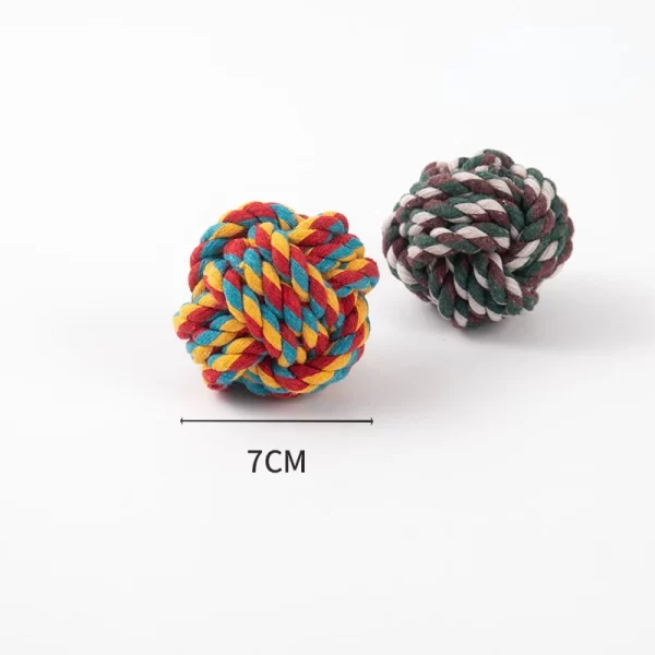 Pet Dog Toys for Large Small Dogs Toy Interactive Cotton Rope Mini Dog Toys Ball for Dogs Accessories Toothbrush Chew Puppy Toy - Image 16