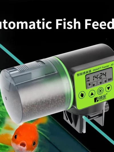 Automatic fish tank feeder intelligent timing automatic feeder aquarium goldfish feeder large capacity fish aquarium  feeder