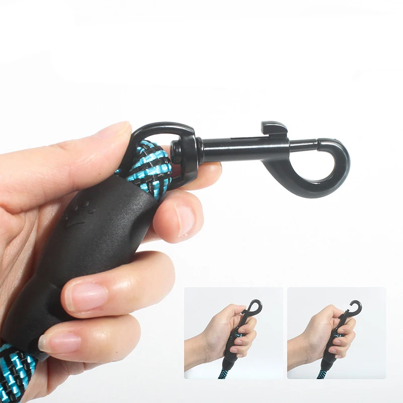 Pet Reflective Leash Nylon Round Leash Explosionproof Punc Dog Walking Round Without Strangulation Lead Walking Dog Leashes - Image 5