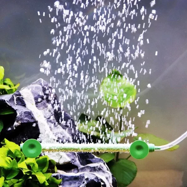Aquarium Air Pump Fresh Air Stone Diffuser Tube Fish Tank Extendable Wall Air Pipe Suction Cup Fixed Waterscape Bubble Diffuser - Image 4