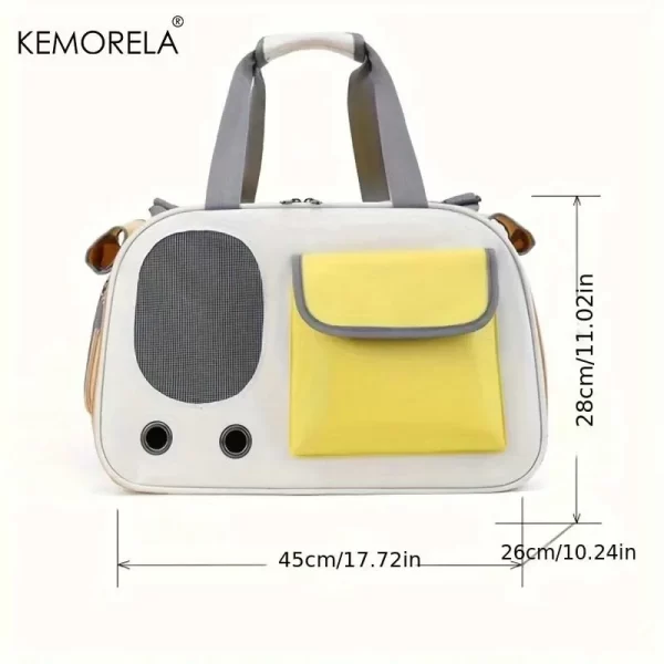 1Pcs Portable Pet Carrier Cat Bag For Cats And Dogs Ideal For Travel And Outdoor Activities Suitable For Cats And Small Dogs - Image 6