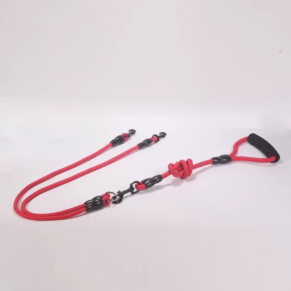 3 Way Dog Leashes for Walking 2/3/4 Dogs Pets Nylon Braided Rope No Tangle Dog Leashes for Small Dogs Dual Three Dogs Leash - Image 13