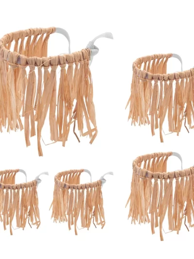 Scarecrow Kit Scarecrow Costume Accessories Decoration Neck Arm and Ankle Ties for Party Accessory Halloween Decoration