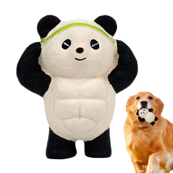 Chew Toys For Dogs Funny Animal Latex Squeaky Toys Chew Toys Dog Toy Panda Soft Interactive Pet Supplies For Large Dogs & Medium - Image 4