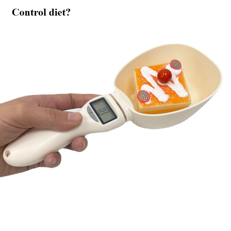 Small precise Pet Food Measuring Scoop Electronic Dog Cat Food Measuring Cup Digital Spoon Scale Food Scale with LED Display - Image 4