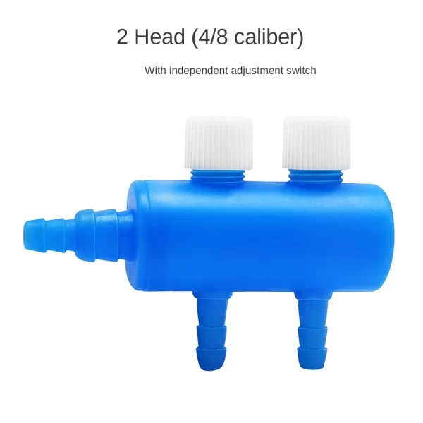 4/8MM interface aquarium fish tank aeration pump accessories air diverter independent adjustment - Image 6