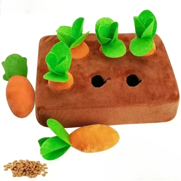 Long-Lasting Carrot Chew Toy for Small to Medium Pets - Interactive Play & Durable Bite Fun! - Image 2