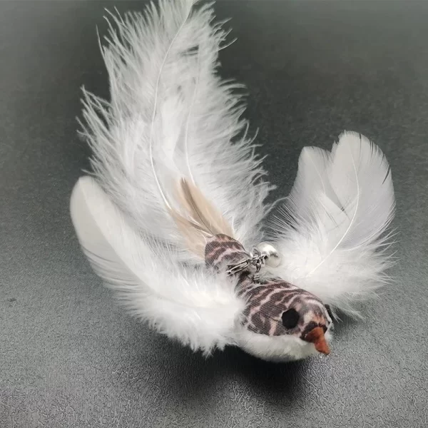 Funny Bird Feather Cat Wand With Bell Accessories Interactive Toys For Cats Kitten Hunting Teaser Exercise Pet Products - Image 12