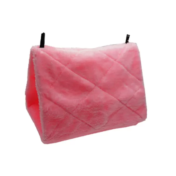 Winter Pet Bird Parrot Cages Warm Plush Hammock Hut Tent Bed Hanging Cave for Sleeping and Hatching Bird Accessories - Image 7