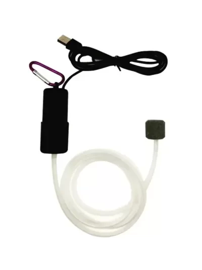Aquarium oxygen air pump portable USB silent air pumps with air stone fish tank aerator mini oxygen pump aquarium accessories
