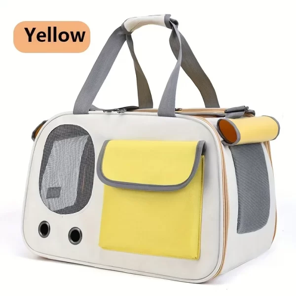 1Pcs Portable Pet Carrier Cat Bag For Cats And Dogs Ideal For Travel And Outdoor Activities Suitable For Cats And Small Dogs - Image 7