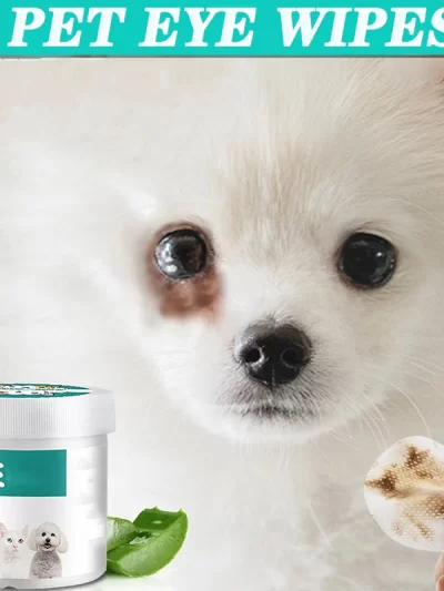 Pet Eye Wipes Cats And Dogs Tearmark Wet Wipes Cats And Dogs Universal No Irritation Cleaning Products 130 Canned Wipes