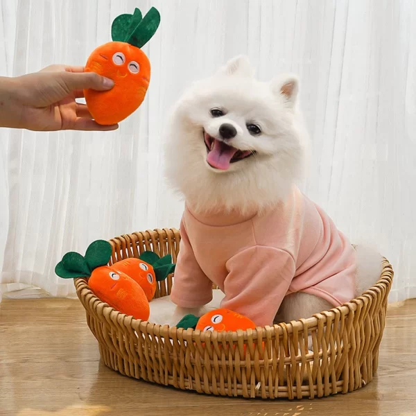 Cute Dog Toys Squeak Chew Chicken Leg Plush Interactive Toy For Cat Dog Accessories Pet Supplies Relieve Stress, Be Fun And Safe - Image 4