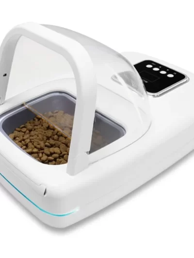 Automatic Pet Feeder with Collar Sensor, Anti Food Grabing, Intelligent Feeding, Microchip Cat Feeder for Cats Medium-Sized Dogs
