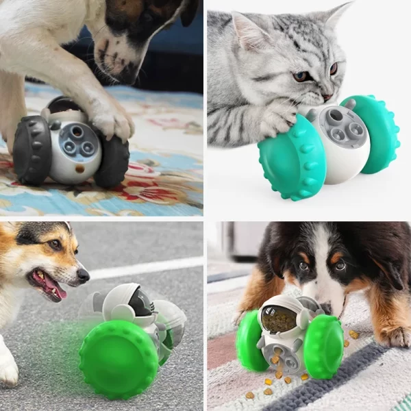 Dog Food Toys Pet Puzzle Interactive Tumbler Balance Car Funny Toy Food Slow Dispenser Eater Pet Dog Cat Training Goods for Pets - Image 2