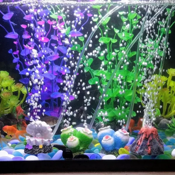 Volcano Aquarium Accessories, Rockery Ornaments, Aeration Pump, Bubble Stone, Fish Tanks, Landscaping Simulation - Image 2