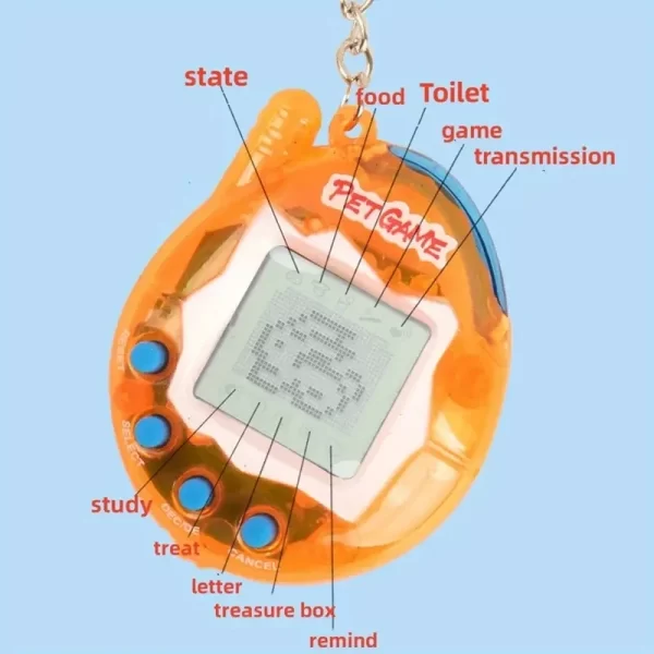 Retro Handheld Virtual Pet Game - Compact, Easy-to-Use, Interactive Fun - Perfect Gift for Holidays & Gamers - Image 5