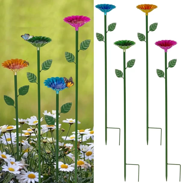 Bee Water Feeder For Outdoor, Bird Feeder Freestanding Birdbath for Yard Patio Outdoors Garden Iron Pedestal Stake