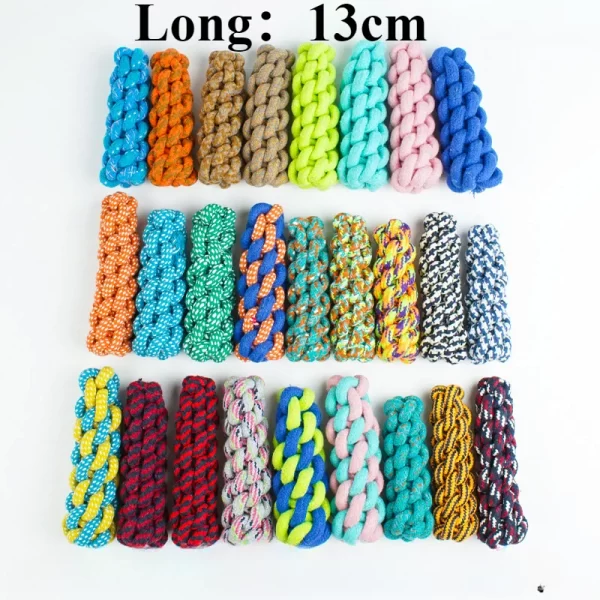 Pet Dog Toys for Large Small Dogs Toy Interactive Cotton Rope Mini Dog Toys Ball for Dogs Accessories Toothbrush Chew Puppy Toy - Image 9
