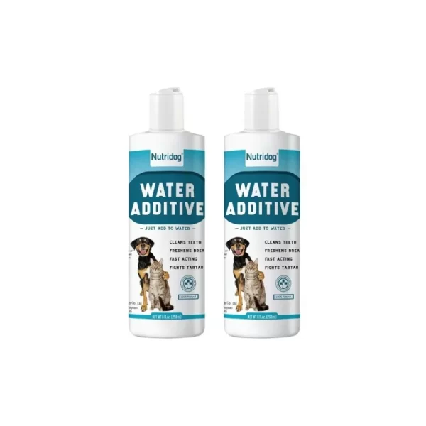 2 Pack Pet Dental Care Water Additive for Decomposes dental plaque & cleans teeth for Dogs & Cats - Image 5