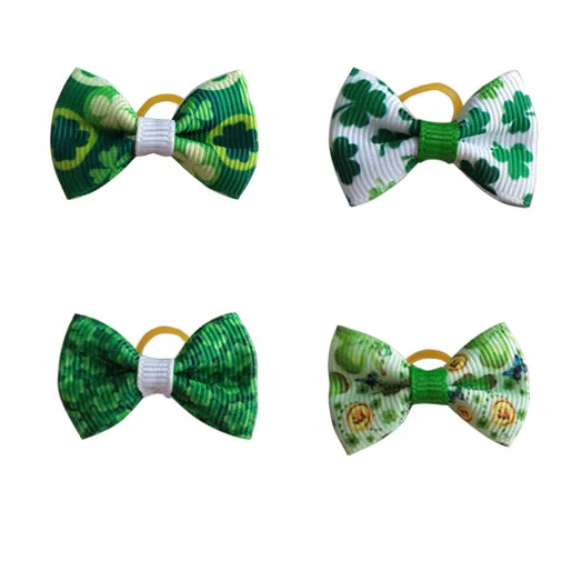 100pcs Pet Accessories Dog Hair bows Fashion Cute Dog Bows Rubber Bands Pet Hair Collar Decoration for Dog Accessories - Image 8