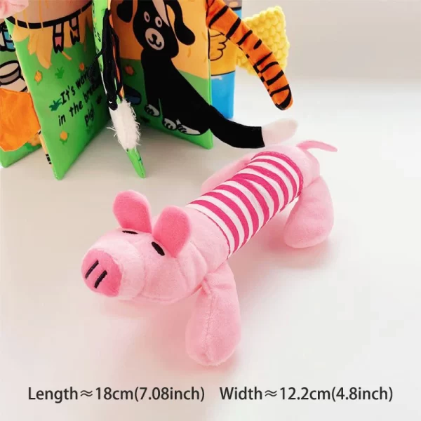 Cartoon Dog Toys Squeak Interactive Plush Cat Dog Chew Toys For Small Medium Pet Juguetes Para Perros Puppy Accessories Supplies - Image 6