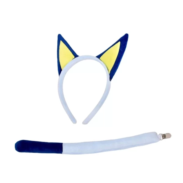 Animal Theme Dog Ear Headband and Tail Set for Kids Cosplay Costume Accessories DXAA - Image 4