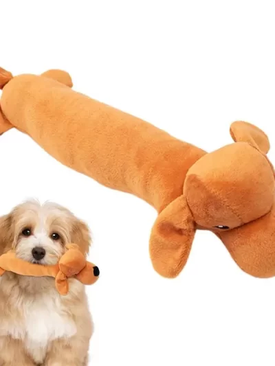 Stuffed Animal Dog Toy Soft And Cute Dog Plush Toys Squeaky Interactive Dog Toys With Sound Chewer Toys For Small Medium Large