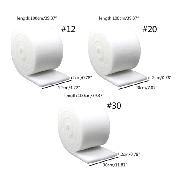 Fish Tank Filter Media Pad, Water Polishing Pad for Aquarium, Cut to Fit for Fresh Water, Salt Terrariums for Pon - Image 6