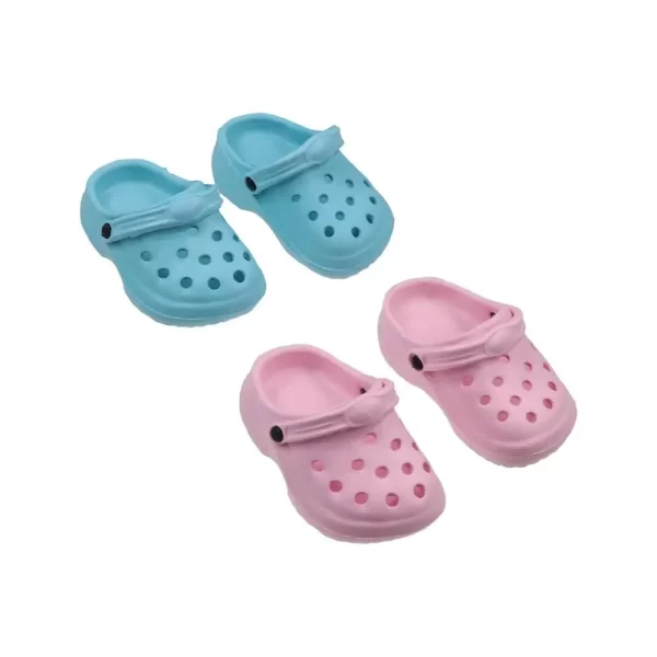 1 Pair Dog Accessories Non-slip Pet Sandals Comfortable Soft-soled Dog Hole Shoe EVA Wear-resistant Dog Rain Boots for Cats - Image 2