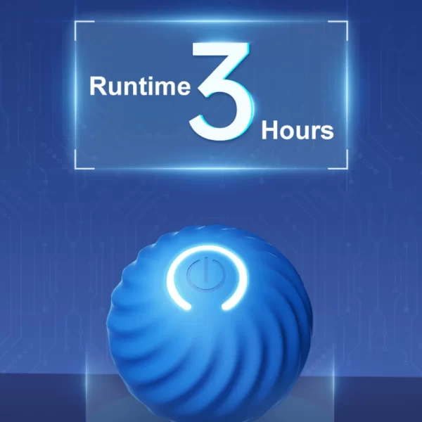 Smart Dog Toys Intelligent Gravity Jump Ball Rechargeable Bite-Resistant Rolling Ball Cat And Dog Chase Interactive Pet Toys - Image 5