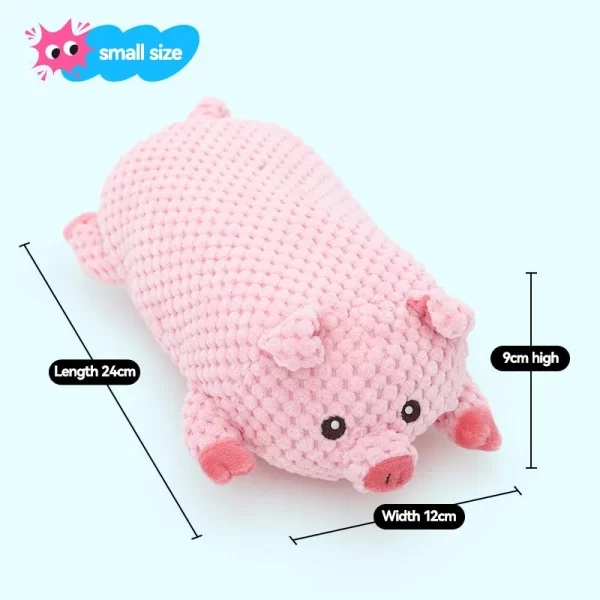 HOOPET Dog Cat Chew Toys Pig Puppy Squeaky Toy Interactive Dog Chew Toys Plush Stuffing Pet Accessories Dog Supplies - Image 8